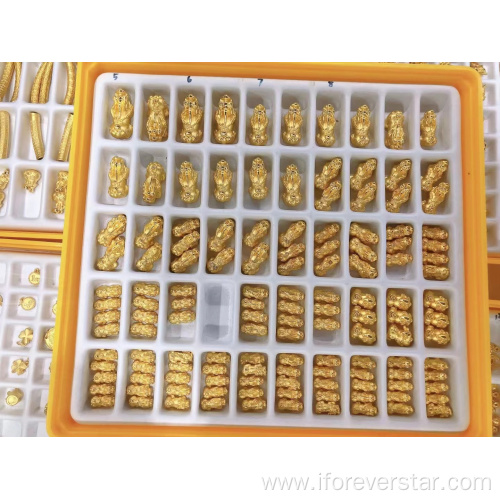 999 Hard Gold Pixiu Bead 24K Pure Gold